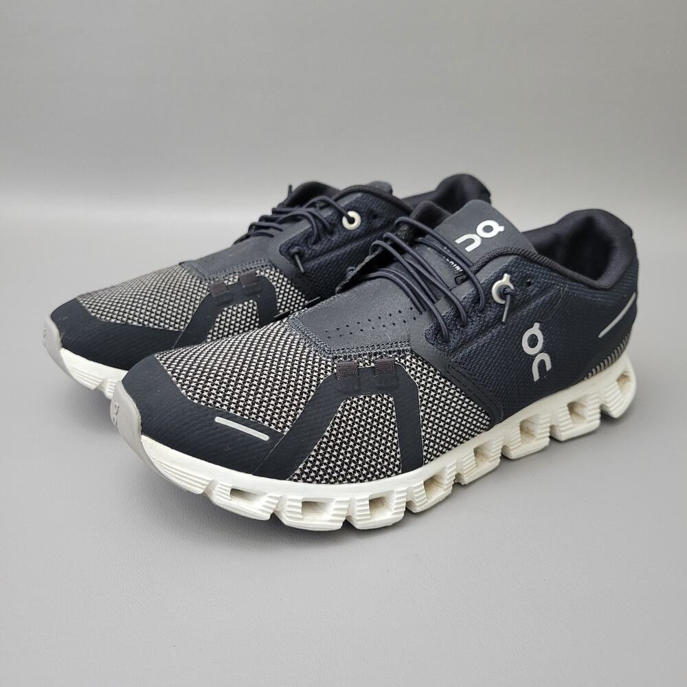 ON Cloud 5 Combo Black Alloy Shoes Sneakers Womens 7.5 Running Athletic 79 9884